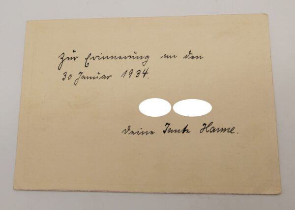 Postkarte - Deutschland, Deutschland über alles - 30.01.1933 – Bild 2