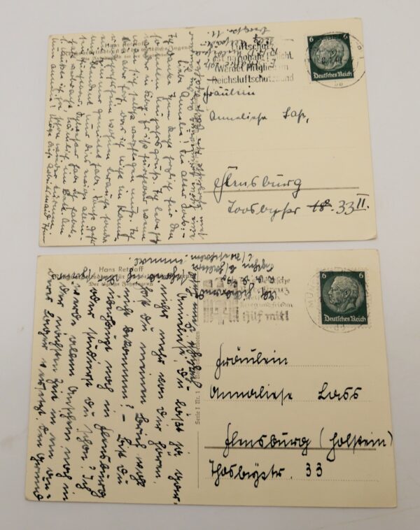 2 x Postkarte - RAD - Reichsarbeitsdienst für die weibliche Jugend – Bild 2