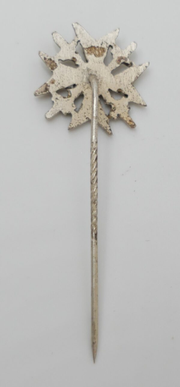 16 mm Miniatur zum Spanienkreuz mit Schwertern - Silber – Bild 3