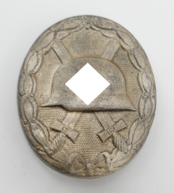Verwundetenabzeichen Silber - Hohlprägung - Deschler/Wiedmann Design