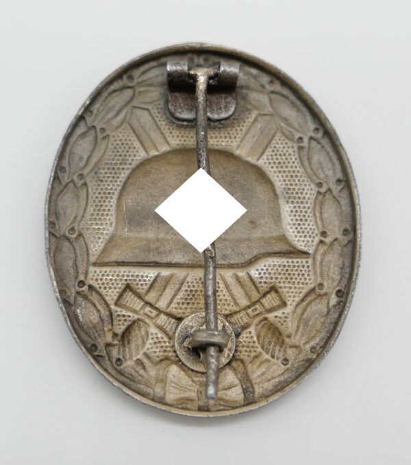 Verwundetenabzeichen Silber - Hohlprägung - Deschler/Wiedmann Design – Bild 2