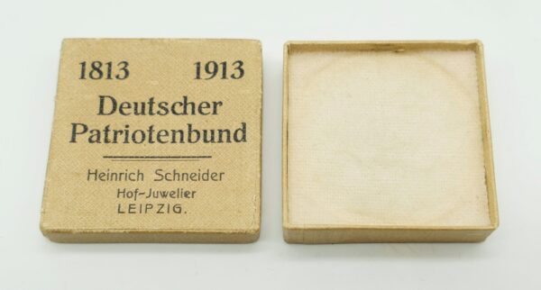 Medaille - Deutscher Patriotenbund 1813 -1913 - In der orginal Schachtel – Bild 4