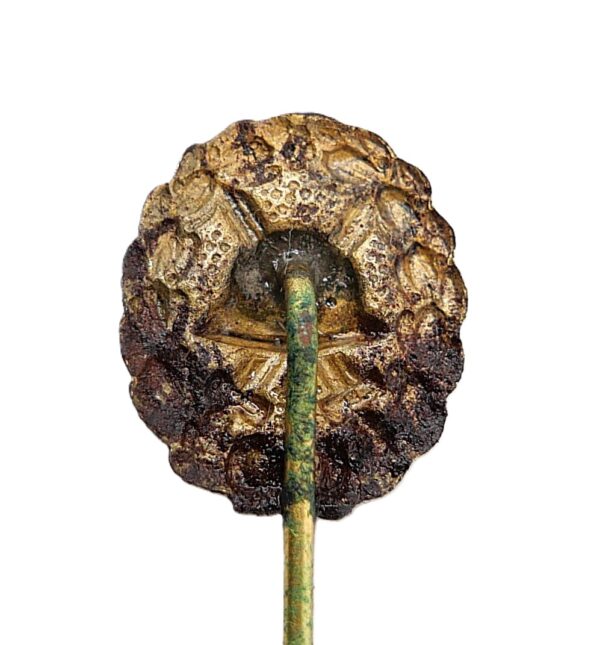 13 mm Miniatur zum Verwundetenabzeichen Gold - 1. Form - VWA – Bild 3