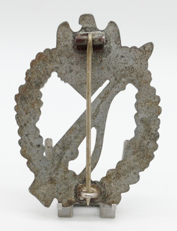 Infanterie Sturmabzeichen Silber – Hersteller S.H. u. Co. 41 - Seltene 5 Ader Variante – Bild 3