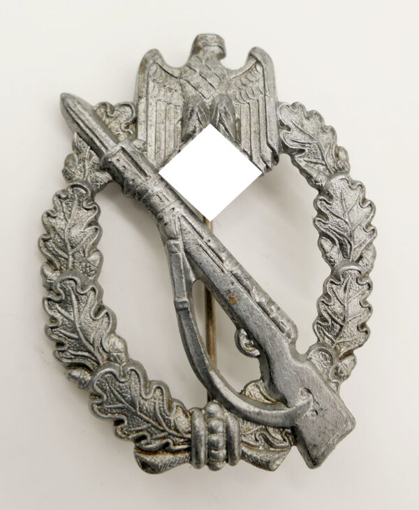 Infanterie Sturmabzeichen Silber – Hersteller S.H. u. Co. 41 - Seltene 5 Ader Variante