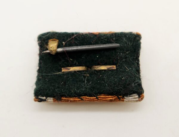 Feldspange zum Schutzwall Ehrenzeichen mit der seltenen 9 mm Miniatur Auflage – Bild 2