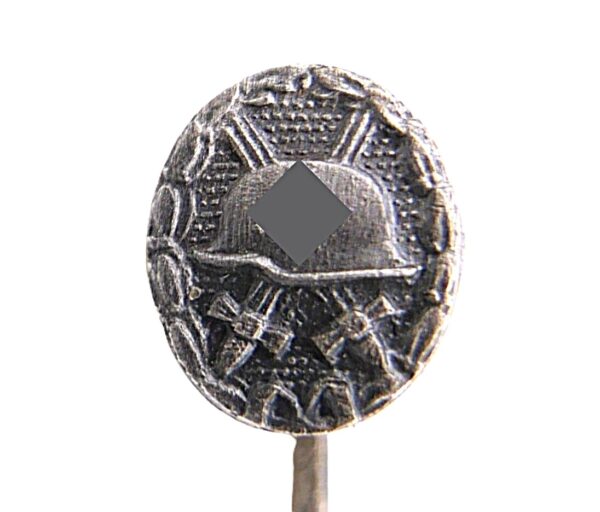 9,5 mm Miniatur zum Verwundetenabzeichen Silber 1939 - VWA