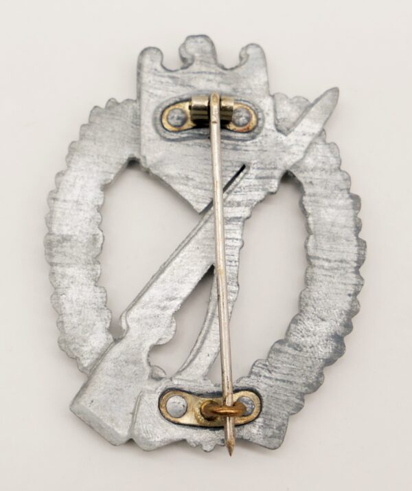 Infanterie Sturmabzeichen Silber - Seltene 4 Nieter Variante – Bild 2
