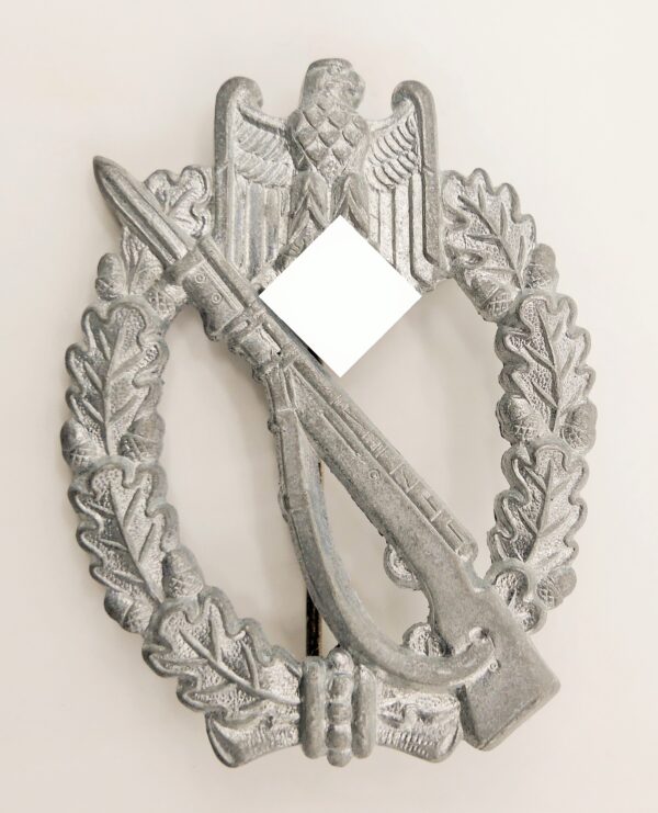 Infanterie Sturmabzeichen Silber - Seltene 4 Nieter Variante