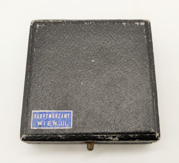 Etui für das Verwundetenabzeichen Gold - Hauptmünzamt Wien - Verleihungsetui – Bild 3