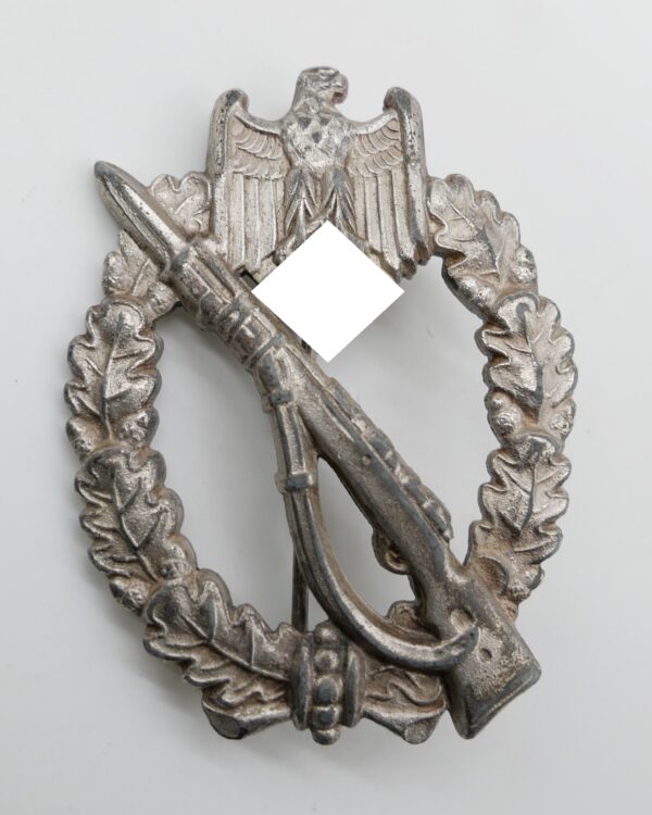Infanterie Sturmabzeichen Silber - L/51 für E. Ferd. Wiedmann - Mit der Verleihungstüte – Bild 2