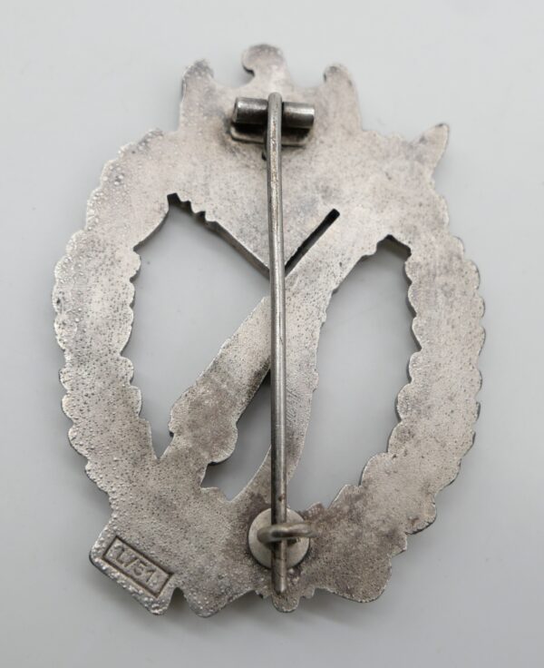 Infanterie Sturmabzeichen Silber - L/51 für E. Ferd. Wiedmann - Mit der Verleihungstüte – Bild 3