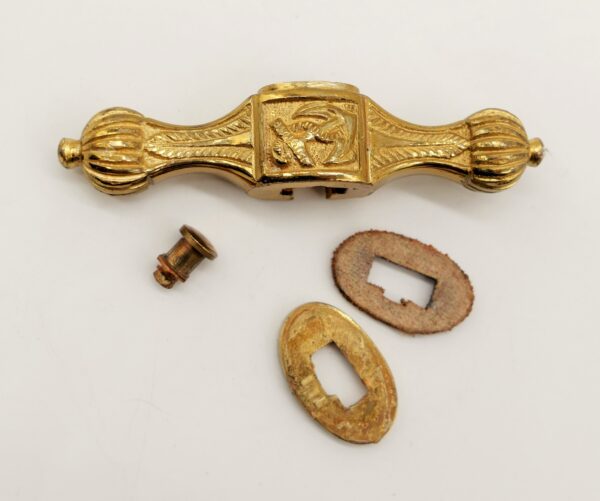 Parierstange mit Drücker eines Kriegsmarinedolch – Marinedolch - F.W. Höller, Solingen