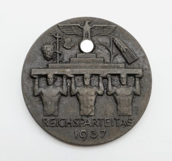 Abzeichen – Reichsparteitag 1937 - Hersteller Foerster & Barth, Pforzheim