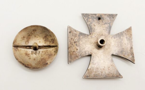 Eisernes Kreuz 1939 – 1. Klasse an Schraubscheibe – Hersteller L/58 (Rudolf Souval, Wien) - EK – Bild 3