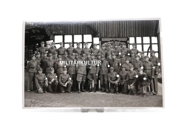 Postkarte - Foto NSFK - Flieger HJ (Hitlerjugend) im seltenen Arbeitsanzug