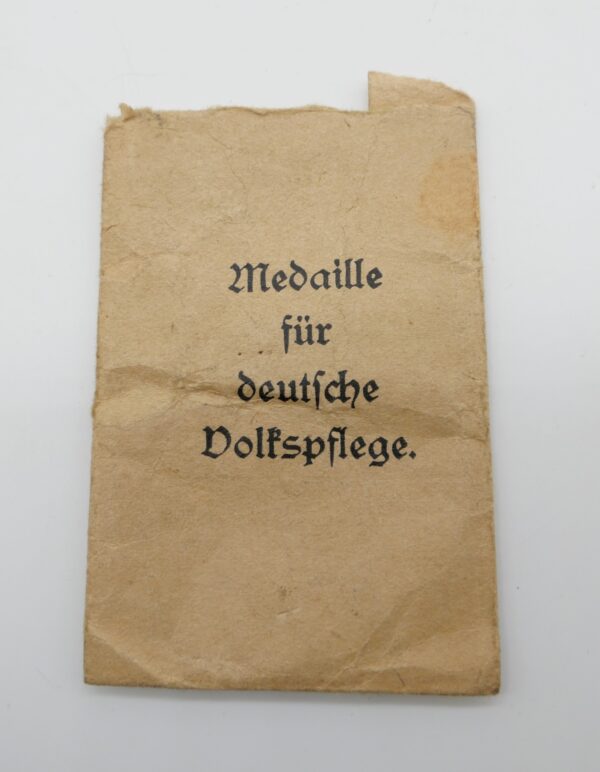 Verleihungstüte – Medaille für deutsche Volkspflege - Hauptmünzamt Wien