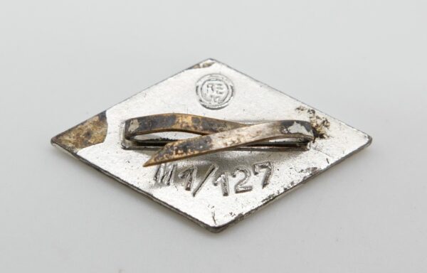 Raute für das HJ Messer - Hersteller M1/127 (Firma Alfred Stübbe - Inh. H. Tegge, Berlin) – Bild 3