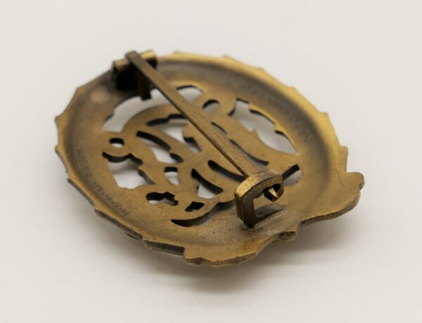 DRL Sportabzeichen Bronze – Hersteller Wernstein, Jena – D.R.G.M. 35269 – Bild 3