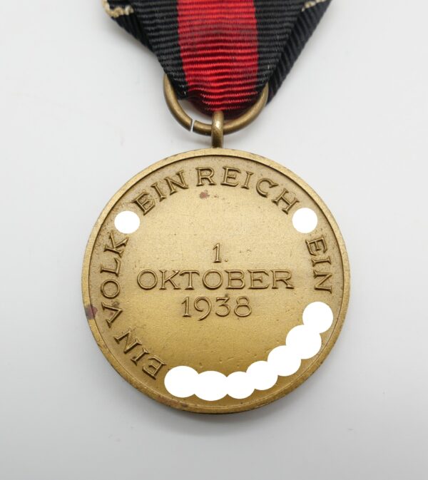 Medaille zur Erinnerung an den 1. Oktober 1938 (Sudetenland-Medaille) – Bild 3