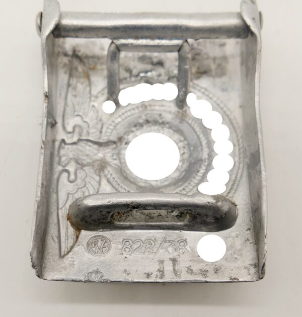 SS Aluminium Koppelschloss für Mannschaften - RZM 822/38 (Richard Sieper & Söhne, Lüdenscheid) – Bild 5