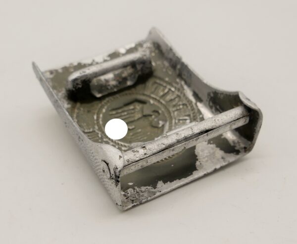 Koppelschloss Heer - Aluminium mit Restfarbe - Hersteller R.S. & S. (Rudolf Sieper & Sohn, Lüdenscheid) – Bild 5