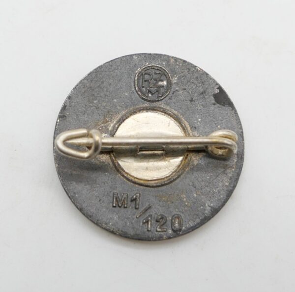 NSDAP Mitgliedsabzeichen – Parteiabzeichen – Hersteller M1/120 Wilhelm Deumer, Lüdenscheid – Bild 2