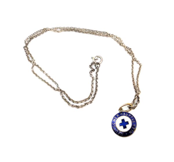 Deutscher Hauptverein (Blaues Kreuz) – Mitgliedsabzeichen an Kette – Bild 3