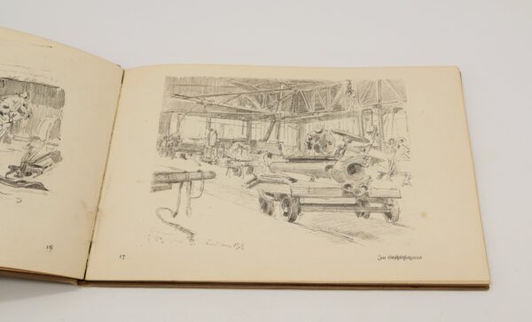 Verdun - Ein Kriegsskizzenbuch von Albert Reich 1916 - Luckas Verlag München – Bild 4