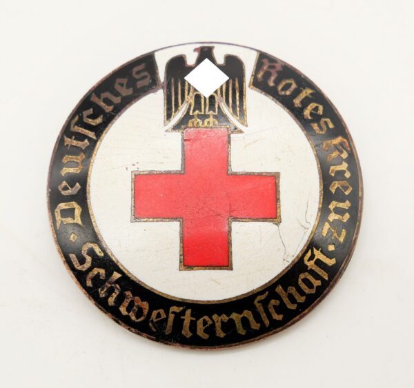 DRK (Deutsches Rotes Kreuz) Brosche – Schwesternschaft - Hersteller A. Stübbe, Berlin