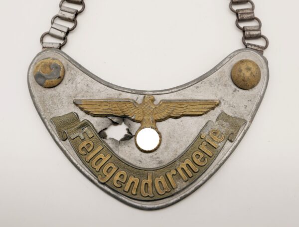 Ringkragen - Feldgendarmerie mit Kette - Hersteller Assmann – Bild 3