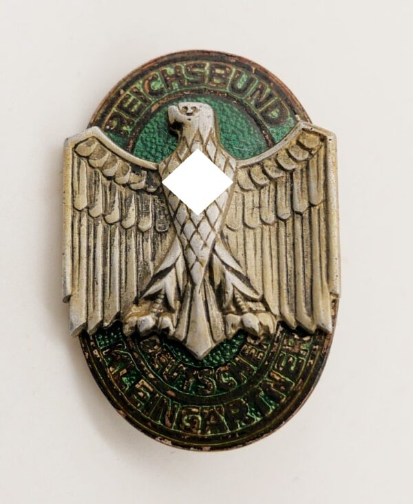 Mitgliedsabzeichen Reichsbund Deutscher Kleingärtner (RDK) - Hersteller Ferdinand Wagner, Pforzheim