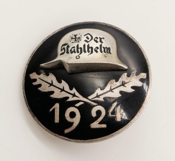 Eintrittsabzeichen Stahlhelmbund 1924 - Hersteller STH (Stahlhof Magdeburg)