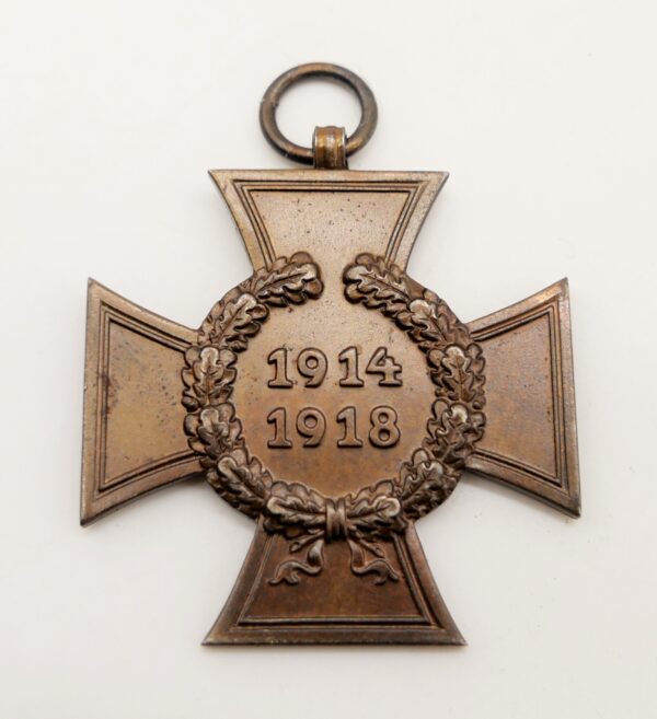 Ehrenkreuz für Kriegsteilnehmer - Hersteller 84 R. V. Pforzheim (Reichsverband Arbeitsgemeinschaft Heinrich Vogt, Pforzheim)