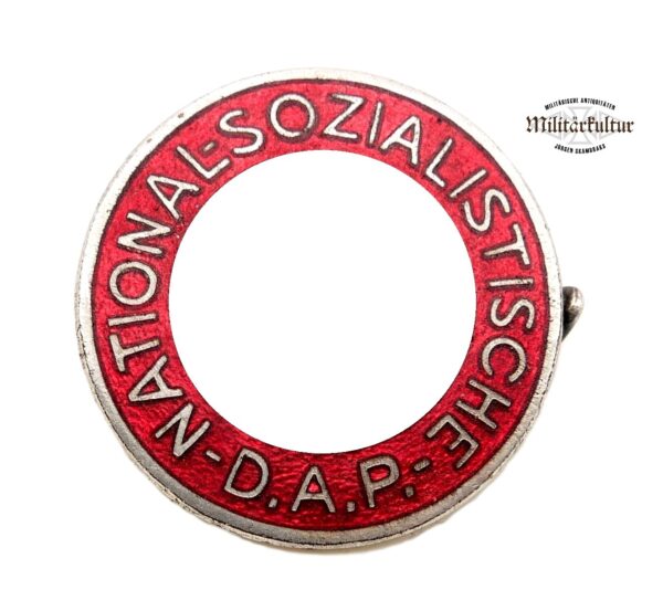 Mitgliedsabzeichen der NSDAP – Parteiabzeichen - Hersteller Deschler u. Sohn, München