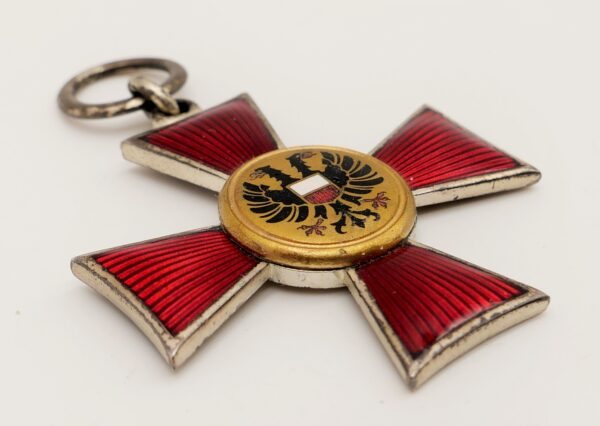 Hanseatenkreuz Lübeck – Für Verdienst im Kriege 1914 – Bild 2