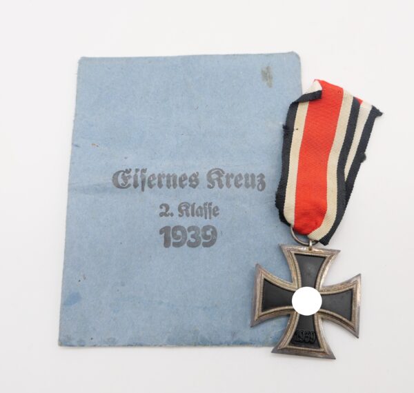 Eisernes Kreuz 2. Klasse 1939 – Mit Verleihungstüte (Steinhauer & Lück, Lüdenscheid)