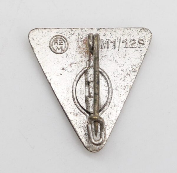 Mitgliedsabzeichen - NS Frauenschaft - 9. Form, klein - Hersteller M1/128 (Eugen Schmidhaussler, Pforzheim) – Bild 2