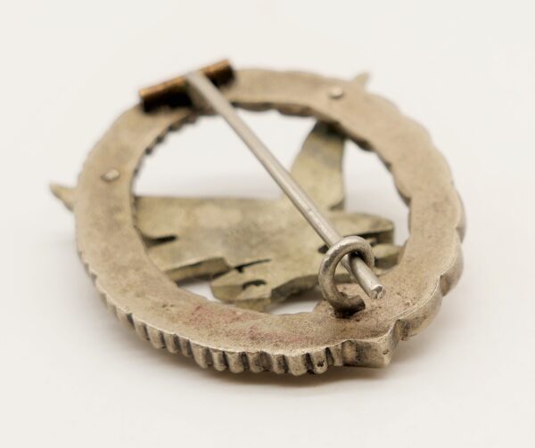 Fliegerschützenabzeichen mit Blitzbündel - Buntmetall - Hersteller Imme & Sohn, Berlin – Bild 5