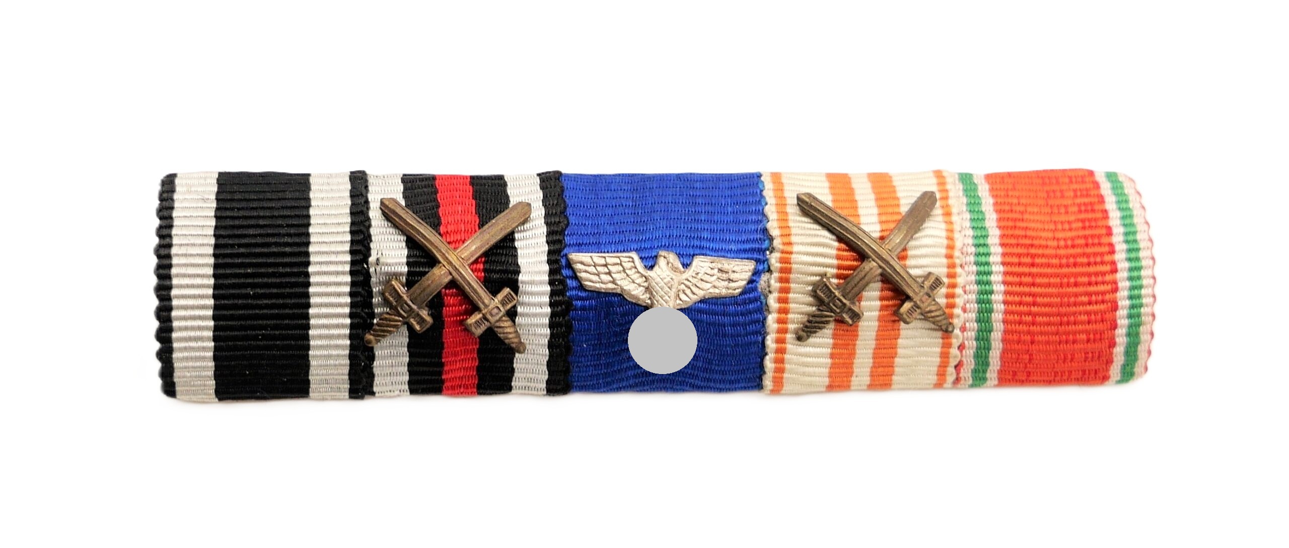 Feldspange - EK 2 - FEK - Dienstauszeichnung - Kriegsdenkmünze Österreich - Bulgarien - Bandspange – Bild 2