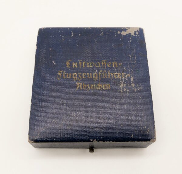 Flugzeugführerabzeichen im Etui – Buntmetall - FFL (Friedrich Linden, Lüdenscheid) – Bild 8