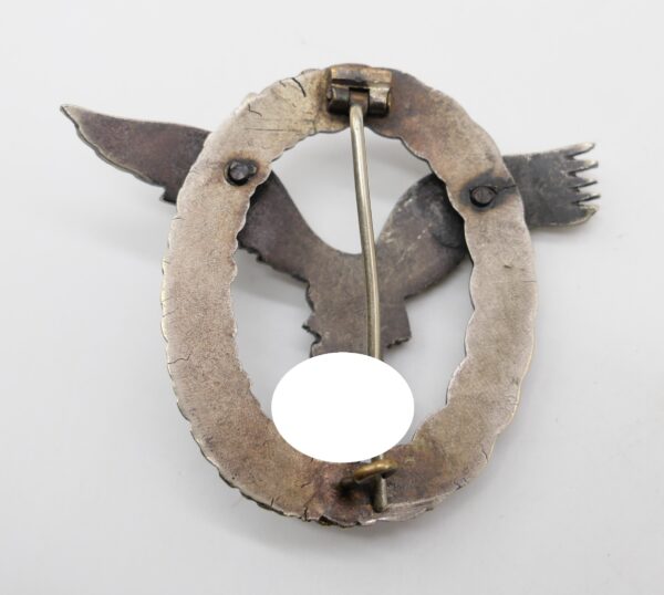 Flugzeugführerabzeichen im Etui – Buntmetall - FFL (Friedrich Linden, Lüdenscheid) – Bild 3