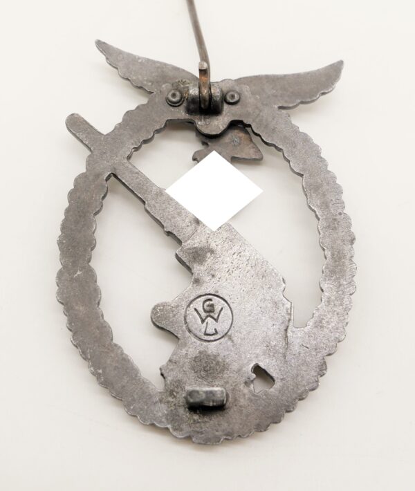 Flakkampfabzeichen der Luftwaffe - Hersteller GWL (Gebrüder Wegerhoff, Lüdenscheid) – Bild 3