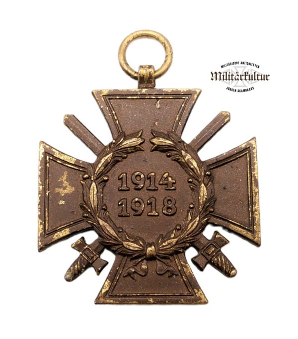 Ehrenkreuz für Frontkämpfer – Hersteller 50 R. V. Pforzheim (Reichsverband Arbeitsgemeinschaft Heinrich Vogt, Pforzheim) - FEK