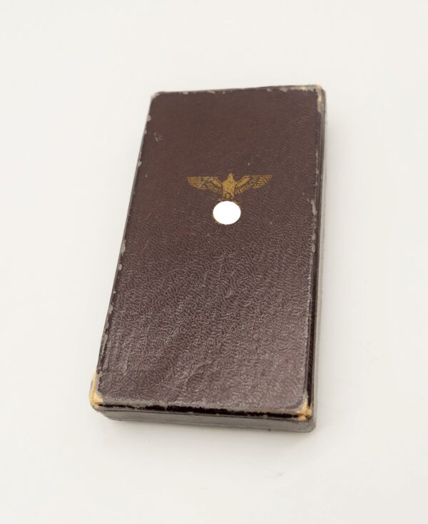 Etui zur NSDAP Dienstauszeichnung Bronze - Hersteller M1/52 Deschler & Sohn, München – Bild 2