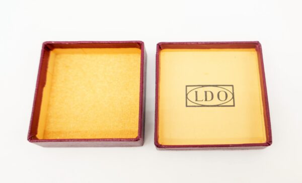 Miniatur zum Mutterkreuz Gold im LDO Etui - Hersteller L/60 (Gustav Brehmer, Markneukirchen) – Bild 4