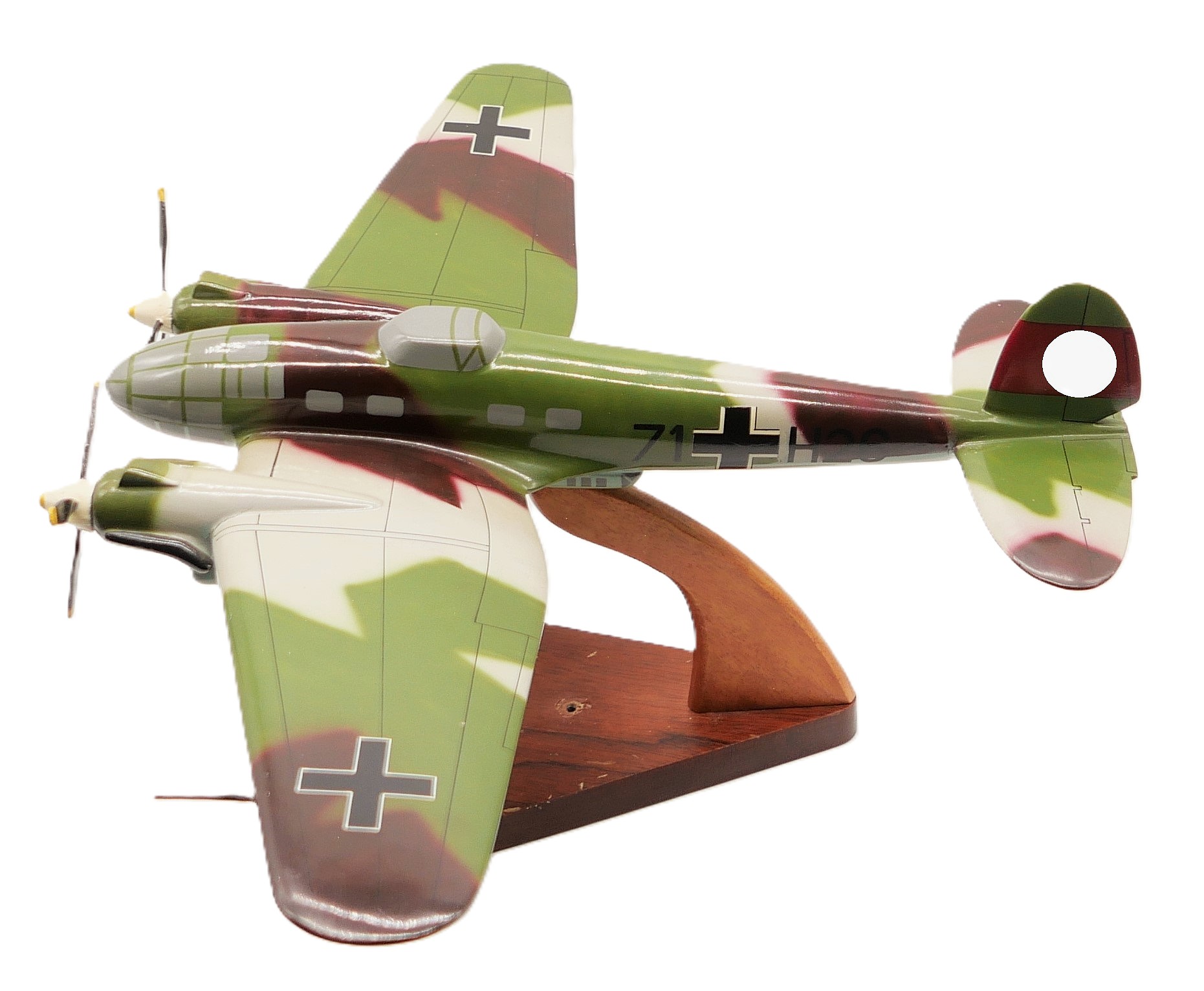 Hochwertiges Modell einer Heinkel HE 111 - Flugzeug der deutschen Luftwaffe – Bild 3