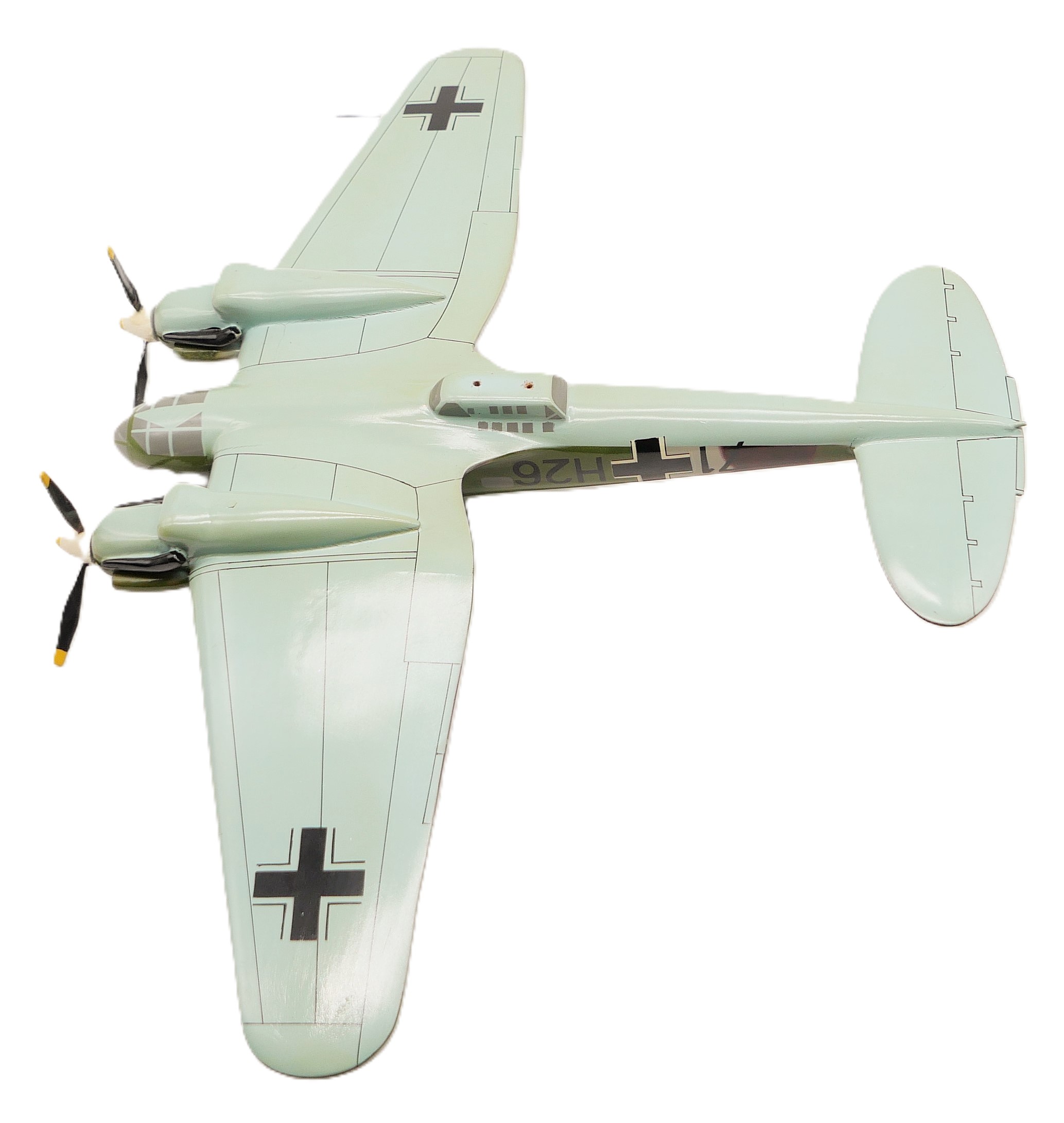 Hochwertiges Modell einer Heinkel HE 111 - Flugzeug der deutschen Luftwaffe – Bild 7