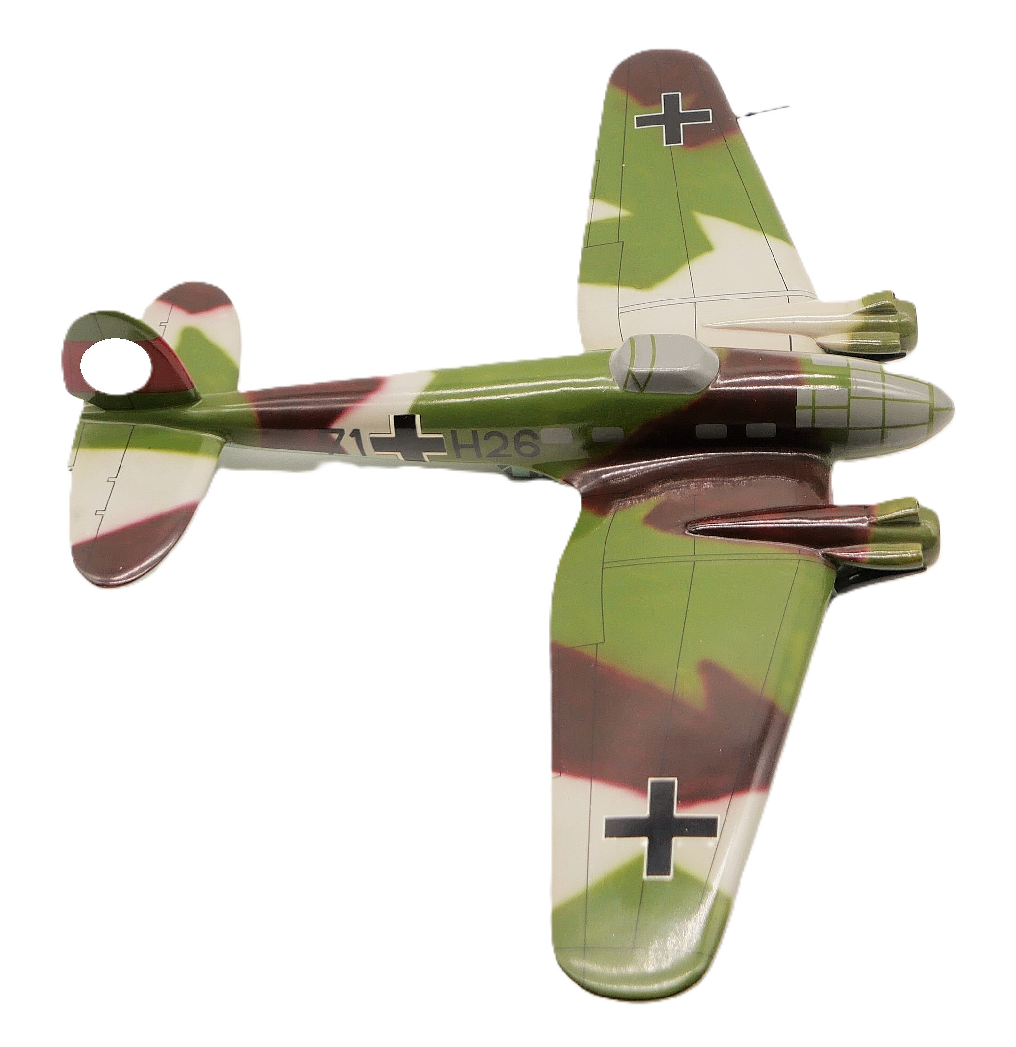 Hochwertiges Modell einer Heinkel HE 111 - Flugzeug der deutschen Luftwaffe – Bild 8