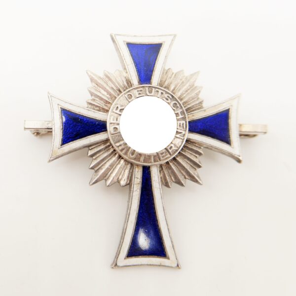 Mutterkreuz Silber - Als Brosche umgearbeitet - Schöne Variante